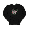 thumbnail image 1 of Trenz Shirt Company It's The Most Wonderful Time Of The Year Christmas Crewneck Sweatshirt-Black-small, 1 of 1