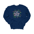 thumbnail image 1 of Trenz Shirt Company It's The Most Wonderful Time Of The Year Christmas Crewneck Sweatshirt-Navy-5xl, 1 of 1
