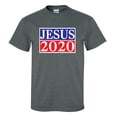 thumbnail image 1 of Trenz Shirt Company Jesus 2020 Christian Unisex Short Sleeve T-shirt-Dark Heather Grey-Small, 1 of 4