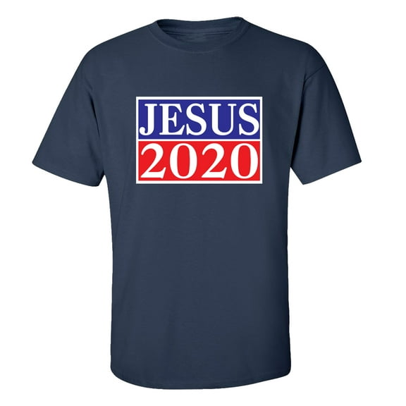 Trenz Shirt Company Jesus 2020 Christian Unisex Short Sleeve T-shirt-Navy-Small