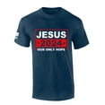 thumbnail image 1 of Trenz Shirt Company Jesus 2024 Our Only Hope Short Sleeve T-shirt-Heather Navy-xl, 1 of 1