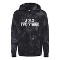 thumbnail image 1 of Trenz Shirt Company Jesus Over Everything Bible Scripture Christian Tie-Dye Hoodie-Black-xl, 1 of 1
