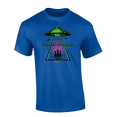 thumbnail image 1 of Trenz Shirt Company July 2nd World UFO Day Short Sleeve Mens Graphic T-Shirt-Royal-small, 1 of 1