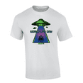 thumbnail image 1 of Trenz Shirt Company July 2nd World UFO Day Short Sleeve Mens Graphic T-Shirt-White-large, 1 of 1