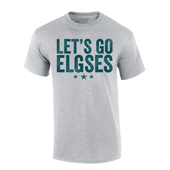 Trenz Shirt Company Let's Go Elgses! Eagles Won The National Football Playoff Short-Sleeve T-shirt-Sports Grey-xxl