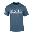 thumbnail image 1 of Trenz Shirt Company MAHA Make America Healthy Again Patriotic Short Sleeve T-shirt-Indigo-xxxl, 1 of 1