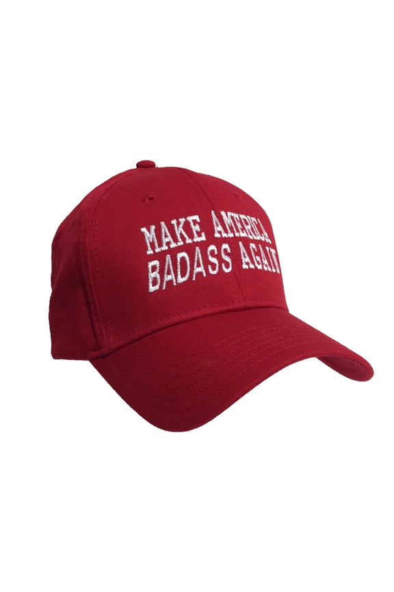 Make America Badass Again Adjustable Hat Red