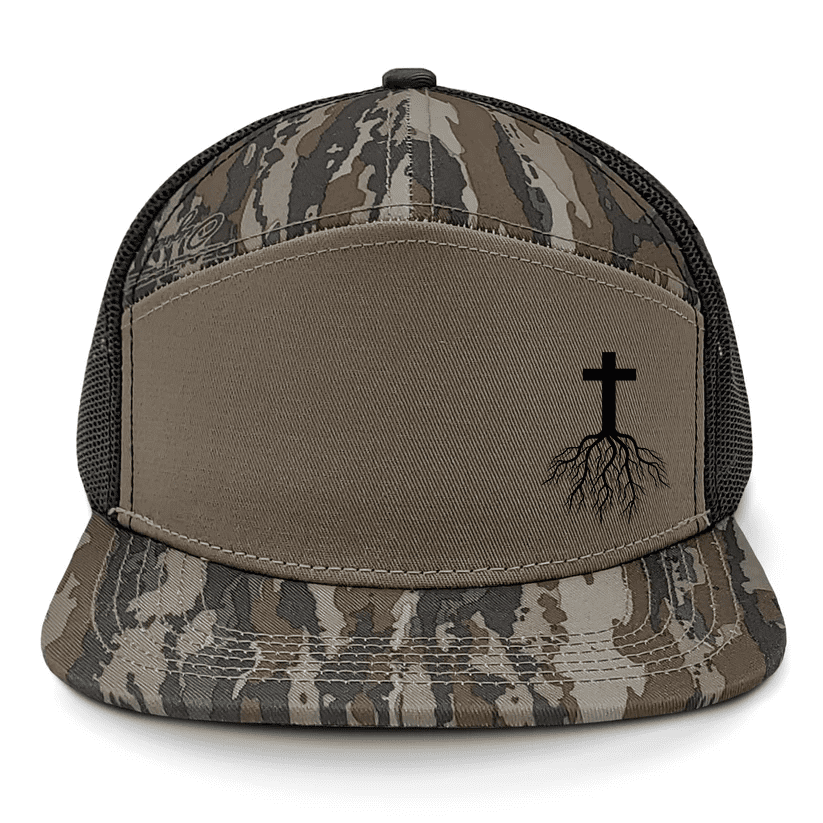 Trenz Shirt Company Men's 7-Panel Christian Cross Roots Jesus Christ ...
