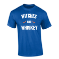 thumbnail image 1 of Trenz Shirt Company Men's Funny Halloween Witches And Whiskey Short Sleeve T-Shirt-Royal-4X-Large, 1 of 1