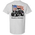 thumbnail image 1 of Trenz Shirt Company Men's Graphic T-Shirt -  Thank A Farmer, American Flag & Tractor Design-Ash-4xl, 1 of 1