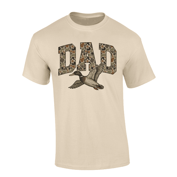Trenz Shirt Company Men’s Hunting Camo Shirt – Patriotic Father’s Day Gift Tee for Dad, Outdoor Graphic Hunting Shirt , Sand-X-Large