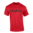 thumbnail image 1 of Trenz Shirt Company Men’s Rad Dad T-Shirt – Grunge Rock Inspired Tee, Unique and Comfortable Father’s Day Gift for Cool Dads, Red-4X-Large, 1 of 1