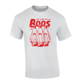 thumbnail image 1 of Trenz Shirt Company Men's Red Just Here For The Boos Funny Halloween Design Short Sleeve T-Shirt-White-X-Large, 1 of 1