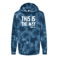 thumbnail image 1 of Trenz Shirt Company Mens Christian Shirt This is The Way John 14:6 Scripture Tie-Dye Hoodie-Navy-xxl, 1 of 1