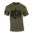 thumbnail image 1 of Trenz Shirt Company Mens Christian Tshirt Battle Ready Psalm 144: 1-1 Scripture Short Sleeve T-shirt Jesus Tee-Military-5xl, 1 of 1