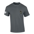 thumbnail image 1 of Trenz Shirt Company Mens Christian Tshirt Camo Cross Crest Short Sleeve T-shirt-Charcoal-6xl, 1 of 1