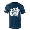 thumbnail image 1 of Trenz Shirt Company Mens Christian Tshirt Cross Training John 3:16 Scripture Short Sleeve T-shirt-Heather Navy-large, 1 of 1