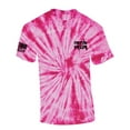 thumbnail image 1 of Trenz Shirt Company Mens Christian Tshirt Iron Sharpens Iron Metal Logo Crest Design Proverbs 27:17 Short Sleeve T-shirt Jesus Tee-Pink Tie Dye-small, 1 of 1