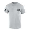 thumbnail image 1 of Trenz Shirt Company Mens Christian Tshirt Iron Sharpens Iron Metal Logo Crest Design Proverbs 27:17 Short Sleeve T-shirt Jesus Tee-Sports Grey-4xl, 1 of 1