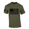 thumbnail image 1 of Trenz Shirt Company Mens Christian Tshirt Patriotic American Flag Faith Jesus Short Sleeve T-shirt-Military Green-xxxl, 1 of 1