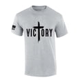 thumbnail image 1 of Trenz Shirt Company Mens Christian Victory Cross Jesus Short Sleeve T-shirt-Sports Grey-xxl, 1 of 1