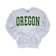thumbnail image 1 of Trenz Shirt Company Mens College Football Varsity Team Name Crewneck Sweatshirt-Oregon-3X-Large, 1 of 1