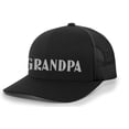 thumbnail image 1 of Trenz Shirt Company Mens Fathers Day Grandpa Trucker Hat-Black/Black, 1 of 1