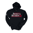 thumbnail image 1 of Trenz Shirt Company Mens Funny Brisket & Bourbon 2024 Hooded Sweatshirt-Black-4X-Large, 1 of 1