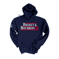 thumbnail image 1 of Trenz Shirt Company Mens Funny Brisket & Bourbon 2024 Hooded Sweatshirt-Navy-4X-Large, 1 of 1