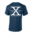 thumbnail image 1 of Trenz Shirt Company Mens Gen X Tshirt Generation X Raised On Hose Water and Neglect Short Sleeve T-shirt-Heather Navy-medium, 1 of 1
