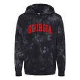 thumbnail image 1 of Trenz Shirt Company Mens Georgia College Football Tie-Dye Hoodie-Black-large, 1 of 1