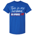 thumbnail image 1 of Trenz Shirt Company Mens Graphic Short Sleeve T-Shirt - This Is My Husband, HR Approved Design-Antique Royal-5xl, 1 of 1