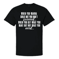 thumbnail image 1 of Trenz Shirt Company Mens Graphic Short Sleeve T-Shirt - When You Wanna Cheat Design-Black-xxxl, 1 of 4