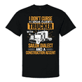 thumbnail image 1 of Trenz Shirt Company Mens Graphic T-Shirt - I Don't Curse, I Speak Fluent Trucker Design-Black-4xl, 1 of 1