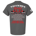thumbnail image 1 of Trenz Shirt Company Mens Graphic T-Shirt - Trucker's Payer, Keep Me Safe & Get Me Home Design-Charcoal-4xl, 1 of 1