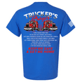 thumbnail image 1 of Trenz Shirt Company Mens Graphic T-Shirt - Trucker's Payer, Keep Me Safe & Get Me Home Design-Royal-5xl, 1 of 1