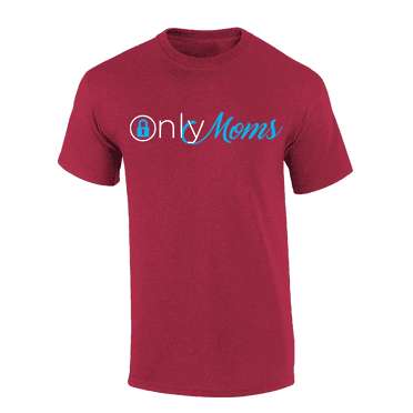 Trenz Shirt Company Mens Humorous Only Moms Short Sleeve T-Shirt-Antique Cherry-3X-Large