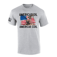 thumbnail image 1 of Trenz Shirt Company Mens Oil Rig American Oil American Soil Short Sleeve T-Shirt-Sport Grey-5X-Large, 1 of 1