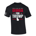 thumbnail image 1 of Trenz Shirt Company Mens Political Georgia For Trump Short Sleeve T-Shirt-Black-Small, 1 of 1