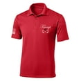thumbnail image 1 of Trenz Shirt Company Mens Trump 2024 Golf Clubs Embroidered Golf Polo-True Red-X-Large, 1 of 1