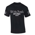 thumbnail image 1 of Trenz Shirt Company Mens Trump Tshirt We The People Have Spoken 45-47 Short Sleeve T-shirt-Black-small, 1 of 1