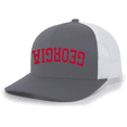 thumbnail image 1 of Trenz Shirt Company Mens Upside Down Georgia Football Mesh Back Trucker Hat-Charcoal/White, 1 of 1