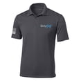 thumbnail image 1 of Trenz Shirt Company OnlyGolf Funny Embroidered Golf Polo American Flag Sleeve-Iron Grey-XX-Large, 1 of 1