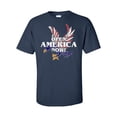 thumbnail image 1 of Trenz Shirt Company Open America Now Unisex Short Sleeve T-shirt-Navy-xxxl, 1 of 4