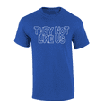 thumbnail image 1 of Trenz Shirt Company Outlined Letters They Not Like Us Short-Sleeve T-Shirt-Antique Royal-xxxl, 1 of 1