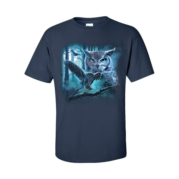 Trenz Shirt Company Owl Vat Unisex Short Sleeve T-shirt-Navy-3XL
