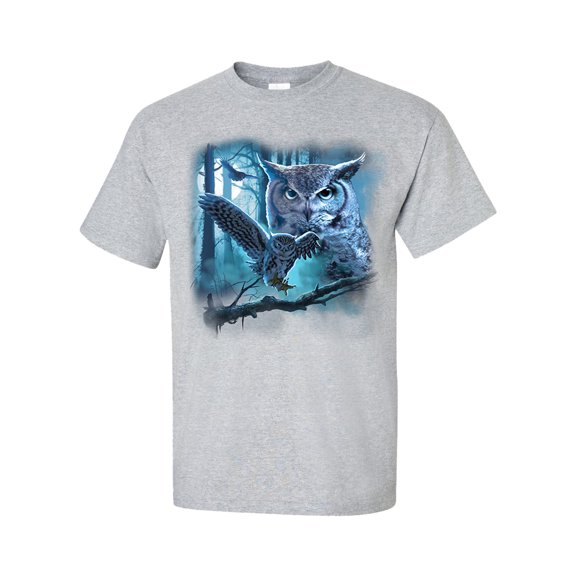 Trenz Shirt Company Owl Vat Unisex Short Sleeve T-shirt-Sports Grey-Medium