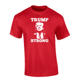thumbnail image 1 of Trenz Shirt Company Patriotic 45th President Trump Strong Short Sleeve Mens Graphic T-Shirt-Red-xxl, 1 of 1