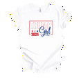 thumbnail image 1 of Trenz Shirt Company Patriotic Trump Girl 2024 Short Sleeve Womens Graphic T-Shirt-White-medium, 1 of 1