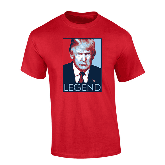 Trenz Shirt Company Red, White, And Blue Trump For President 2024 Short Sleeve Mens Graphic T-Shirt-Red-xxl